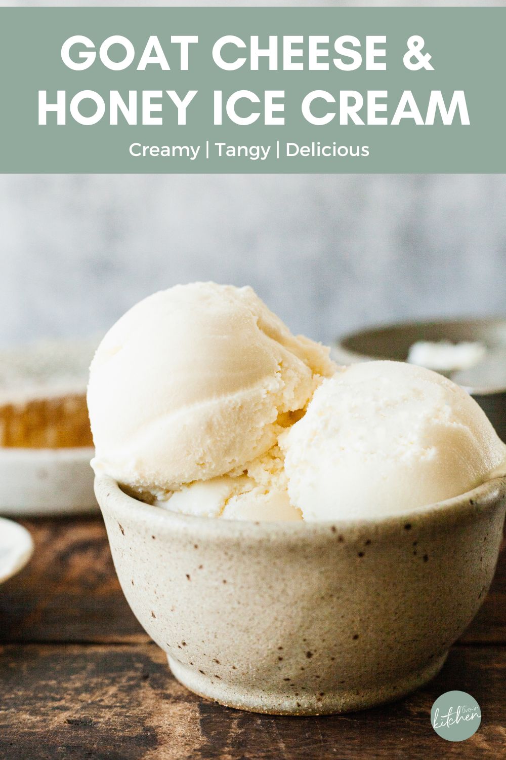 Goat Cheese and Honey Ice Cream The LiveIn Kitchen