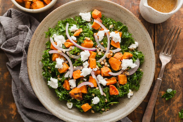 Kale and Sweet Potato Salad The LiveIn Kitchen