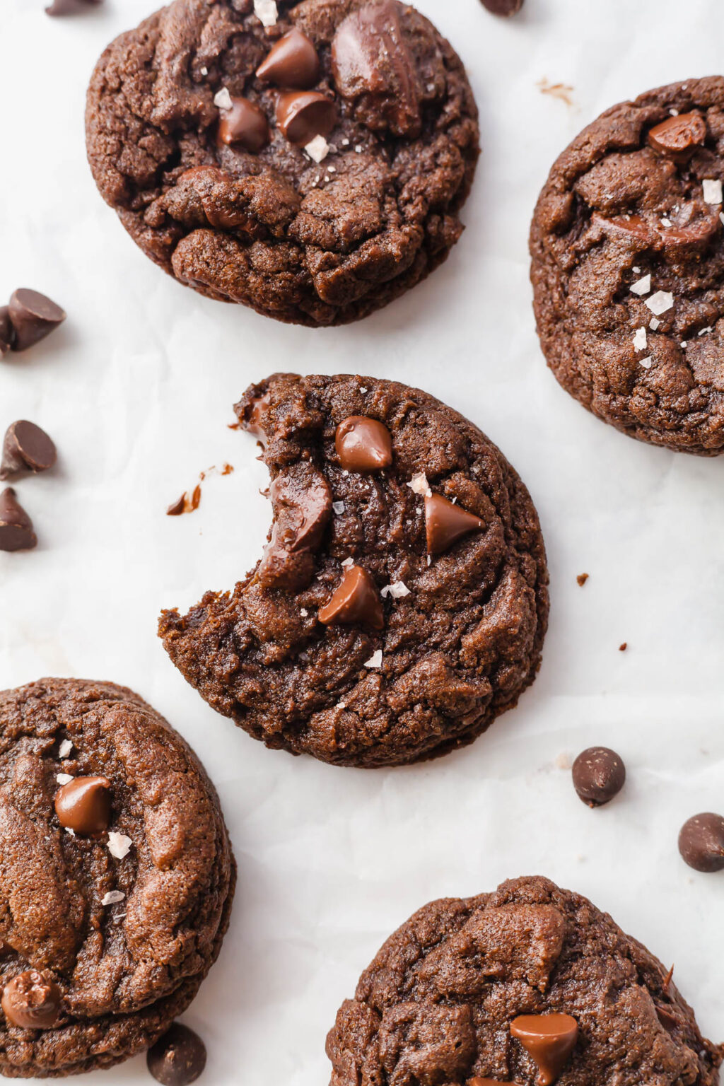 Whole Wheat Chocolate Fudge Cookies The LiveIn Kitchen
