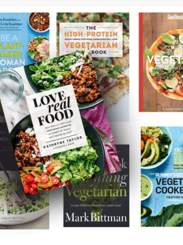 seven vegetarian cookbooks
