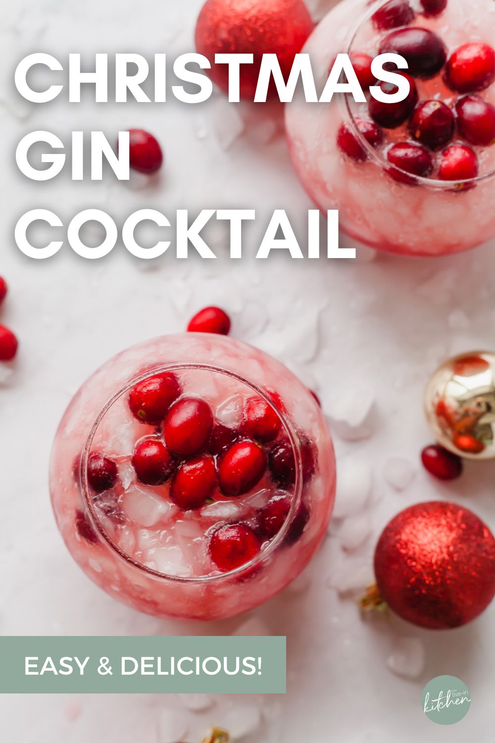 Christmas Gin Cocktail The LiveIn Kitchen