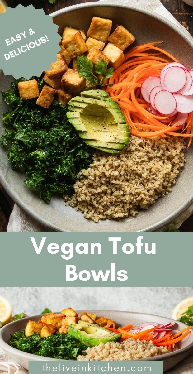 Vegan Tofu Bowl with Ginger Tahini Dressing The LiveIn Kitchen