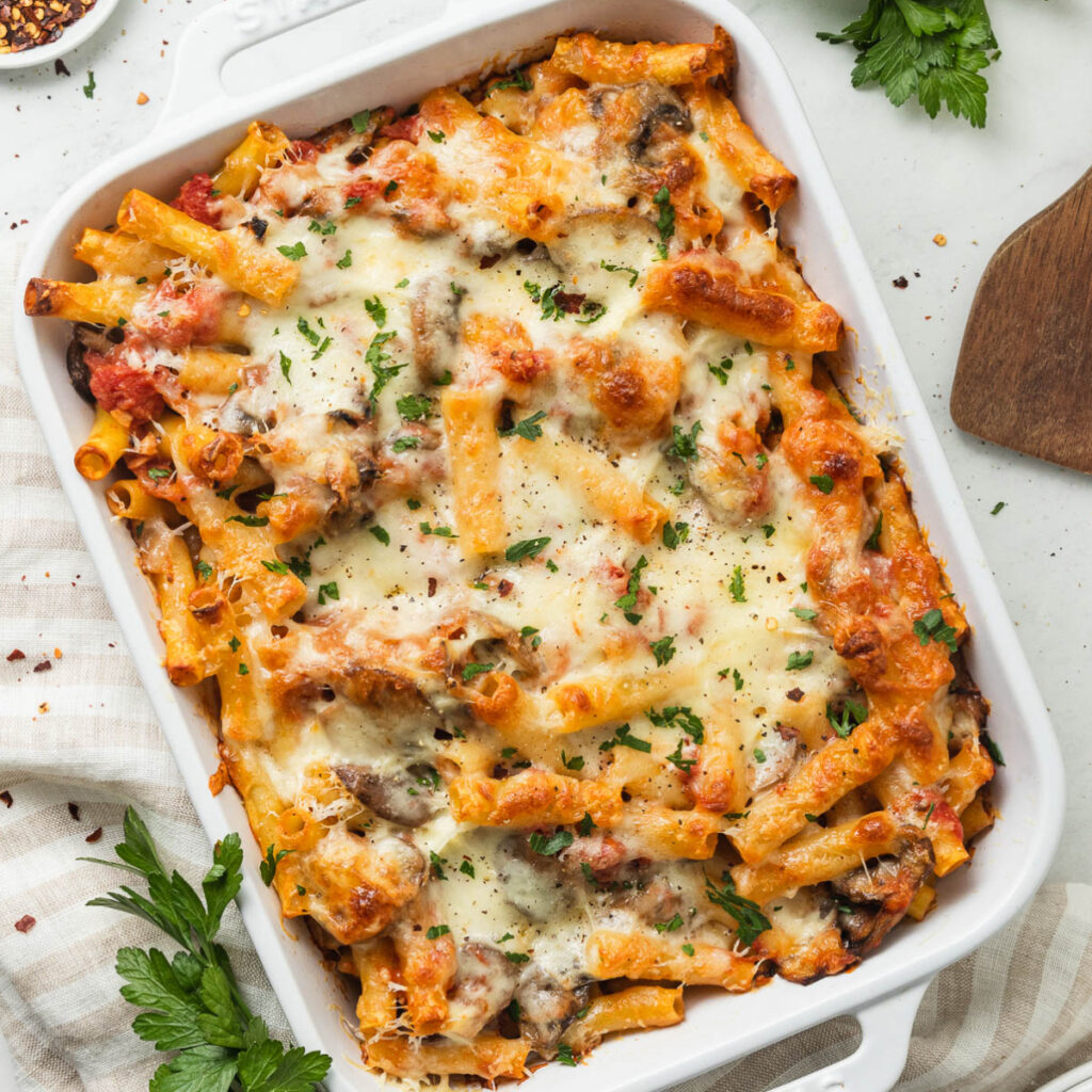 Meatless Baked Ziti The LiveIn Kitchen