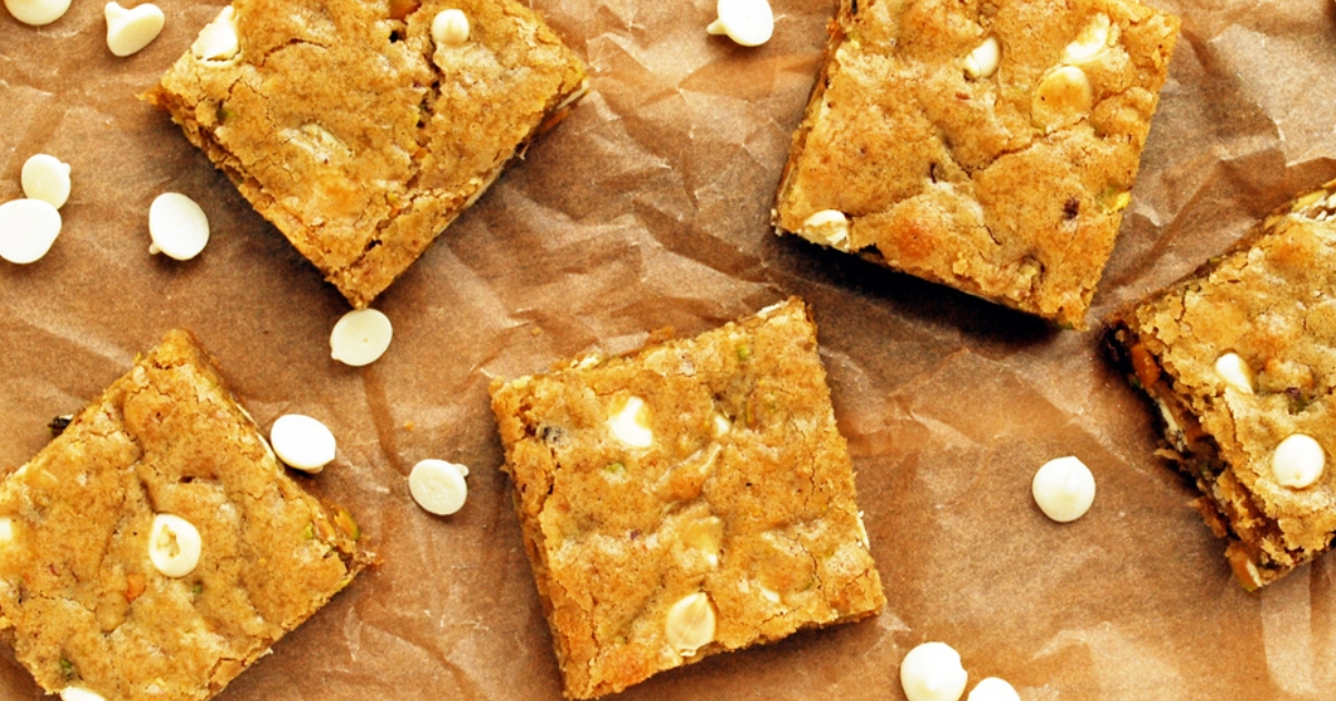 White Chocolate Blondies with Pistachios The LiveIn Kitchen