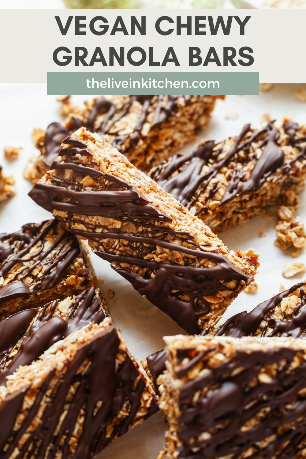 Vegan Chewy Granola Bar Recipe The LiveIn Kitchen