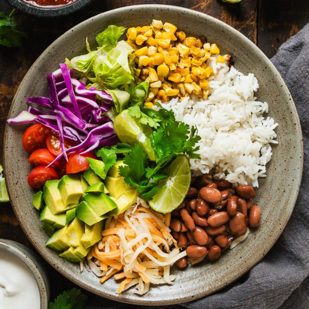 Vegetarian Burrito Bowl The LiveIn Kitchen