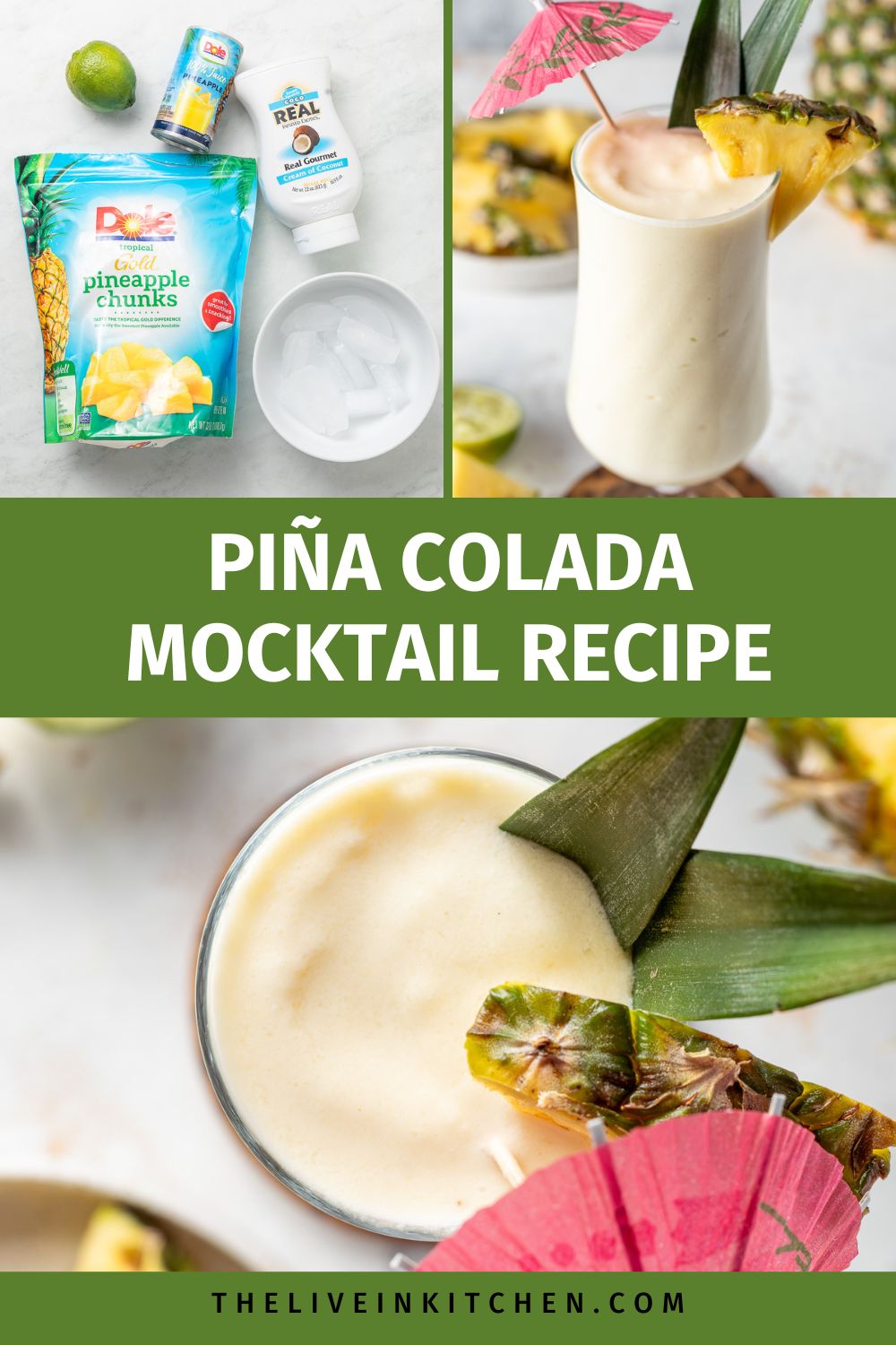 Piña Colada Mocktail - The Live-In Kitchen