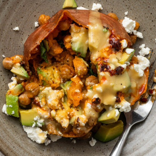 Spinach Stuffed Portobello Mushrooms - The Live-In Kitchen