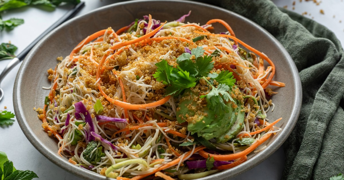 Spring Roll Salad - The Live-In Kitchen