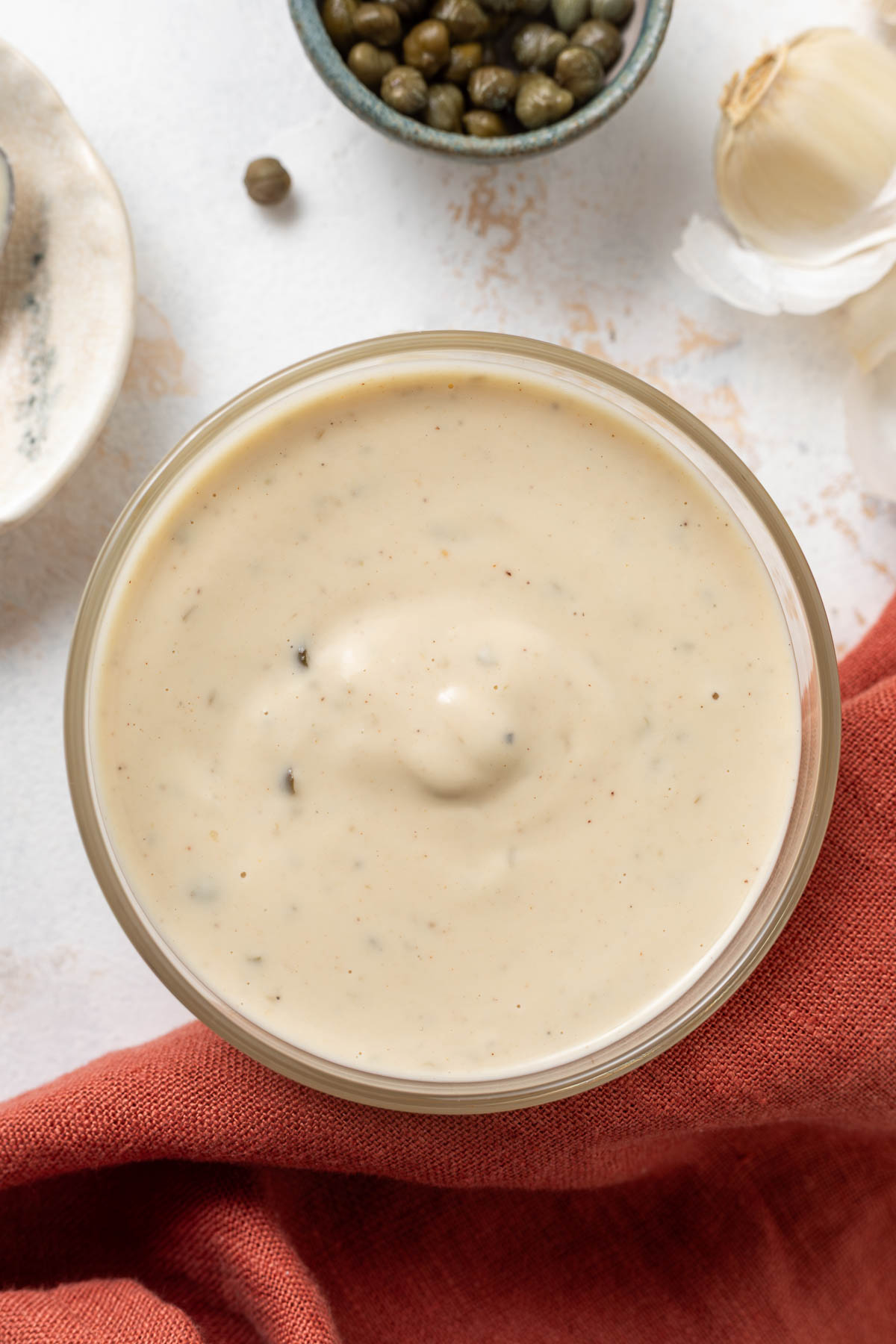 Vegan Caesar Dressing - The Live-In Kitchen Vegan Caesar Dressing - The Live-In Kitchen